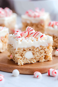 peppermint krispie treats