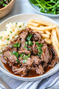 slow cooker balsamic beef