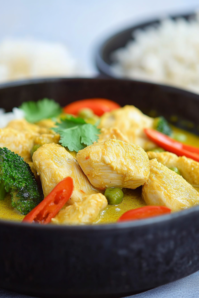 slow cooker thai curry chicken