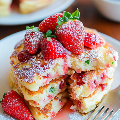 strawberry pancakes