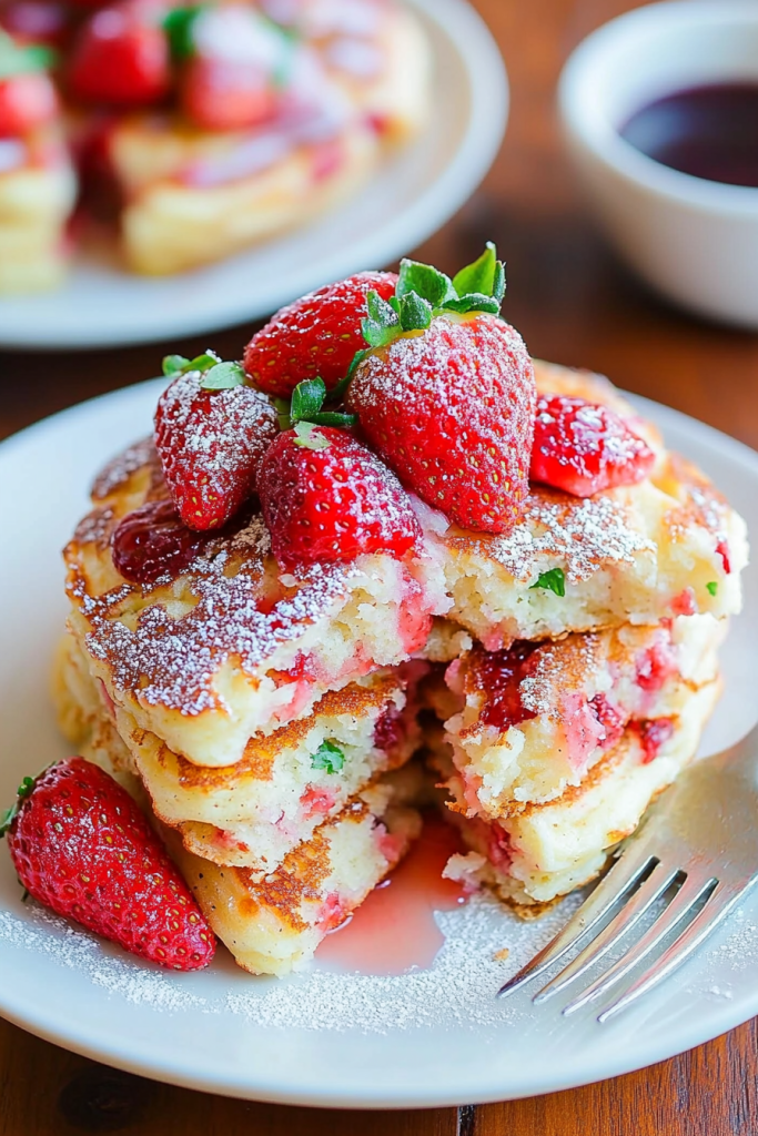 strawberry pancakes