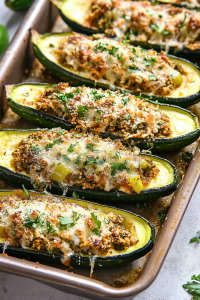 stuffed zucchini recipe