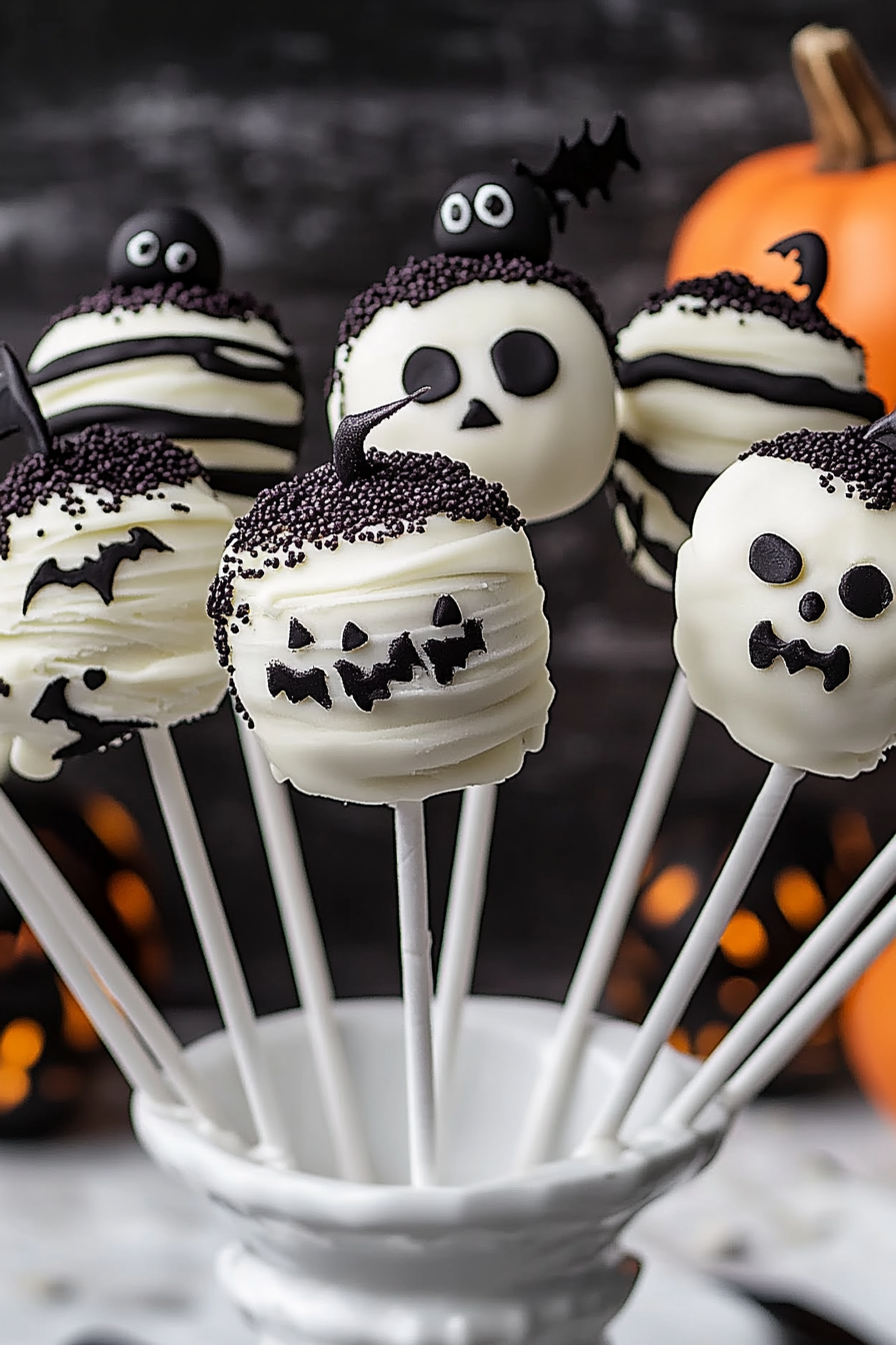 Halloween cake pops