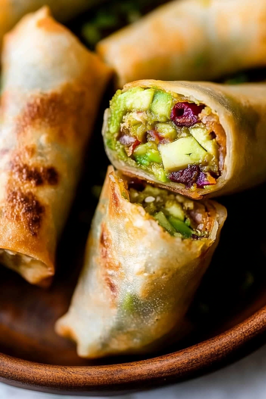 avocado egg rolls
