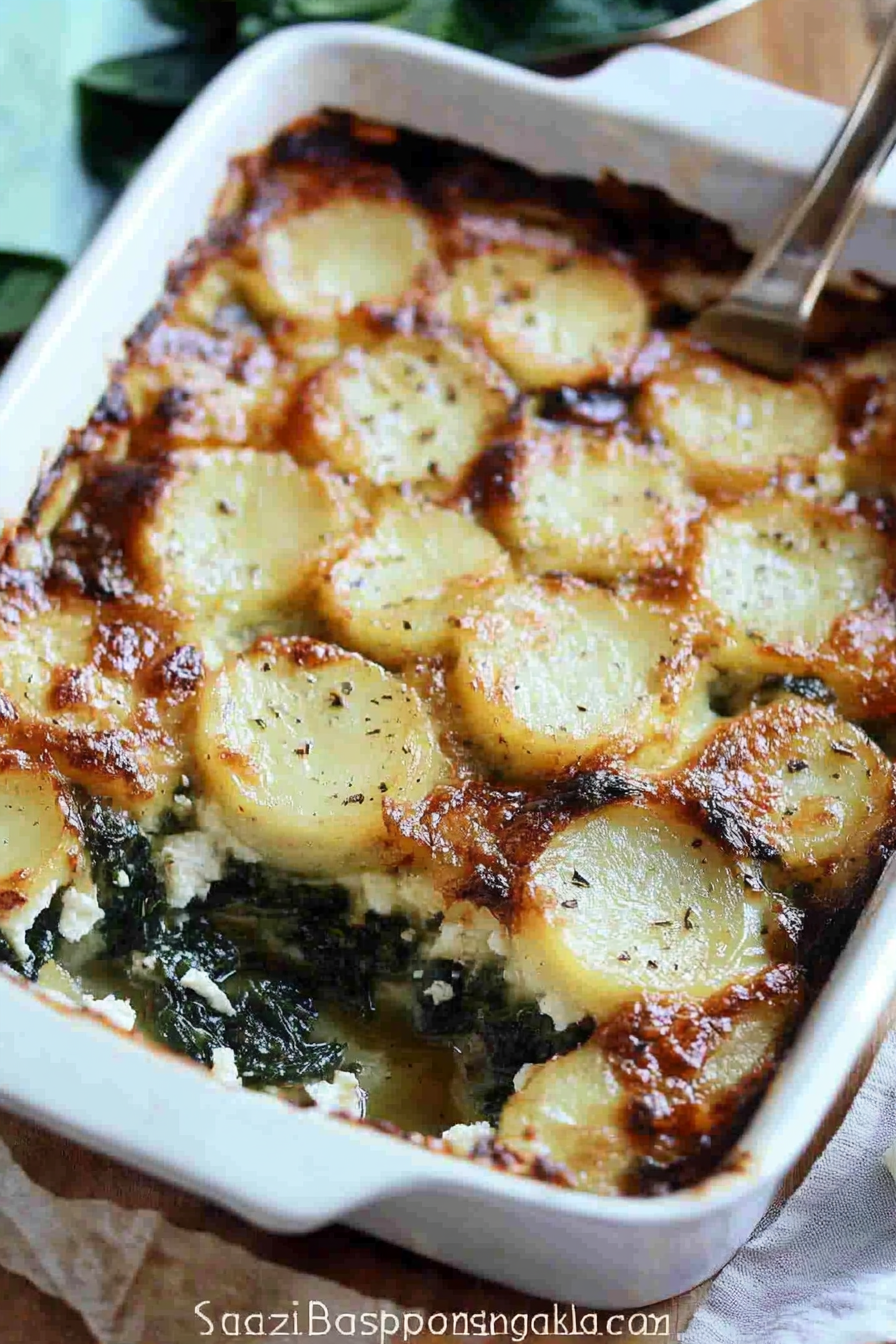 spinach feta potato