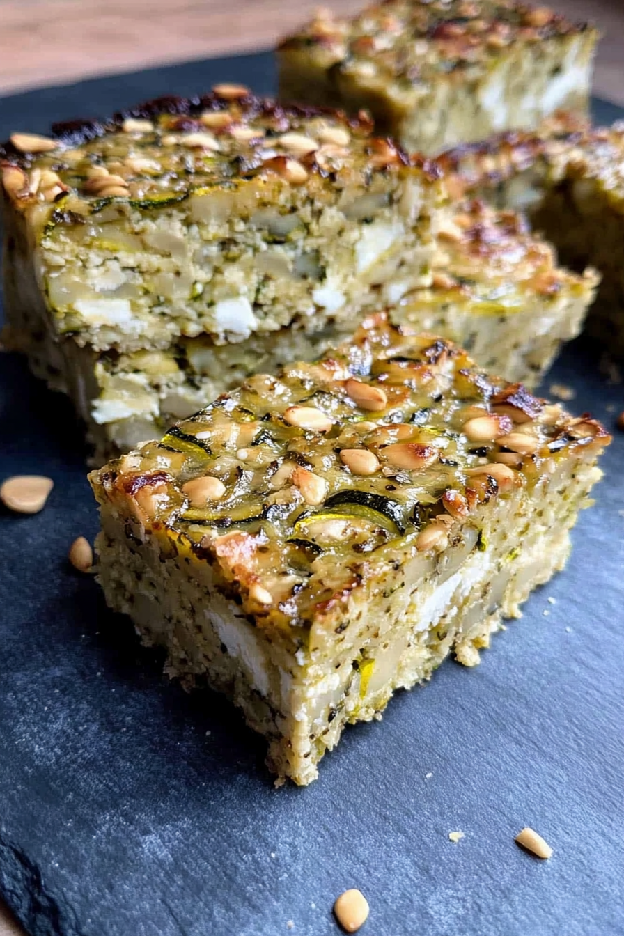 zucchini feta bars