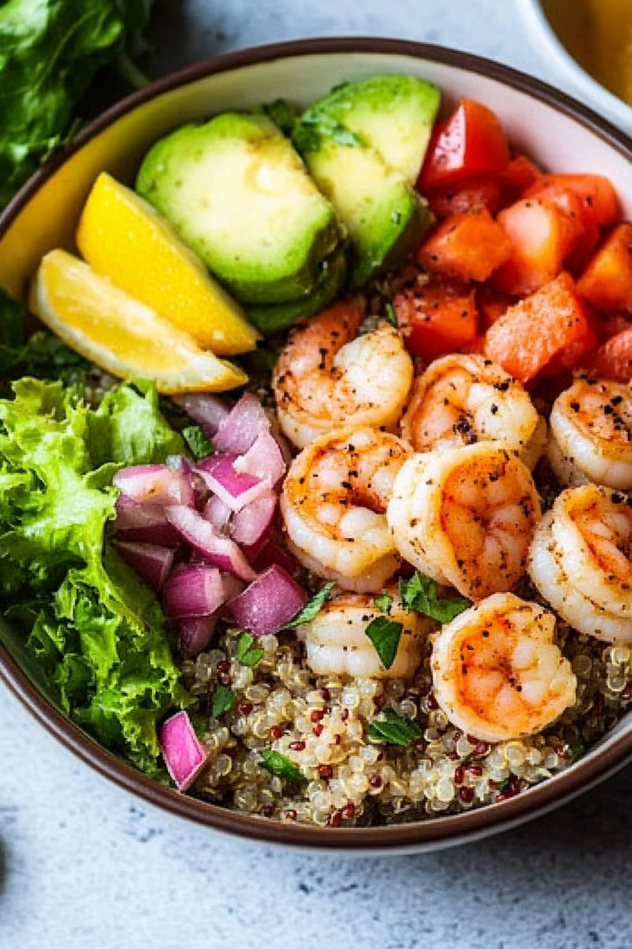 Shrimp Quinoa Bowls