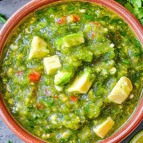 Tomatillo Avocado Salsa