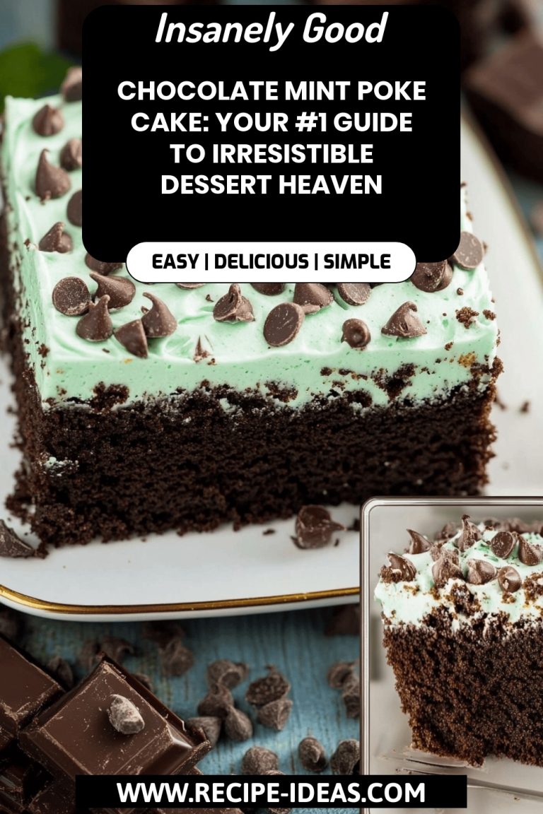 Easy Rich Chocolate Poke Cake Bliss