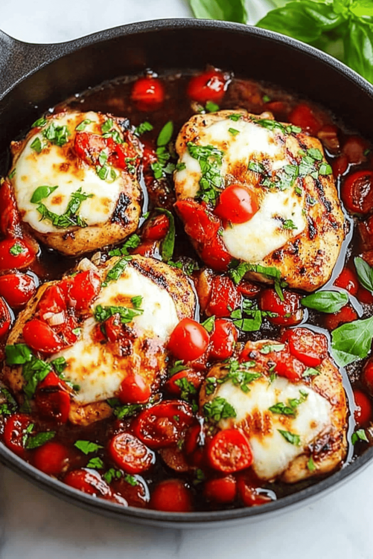 Easy Bruschetta Pasta Chicken Perfection