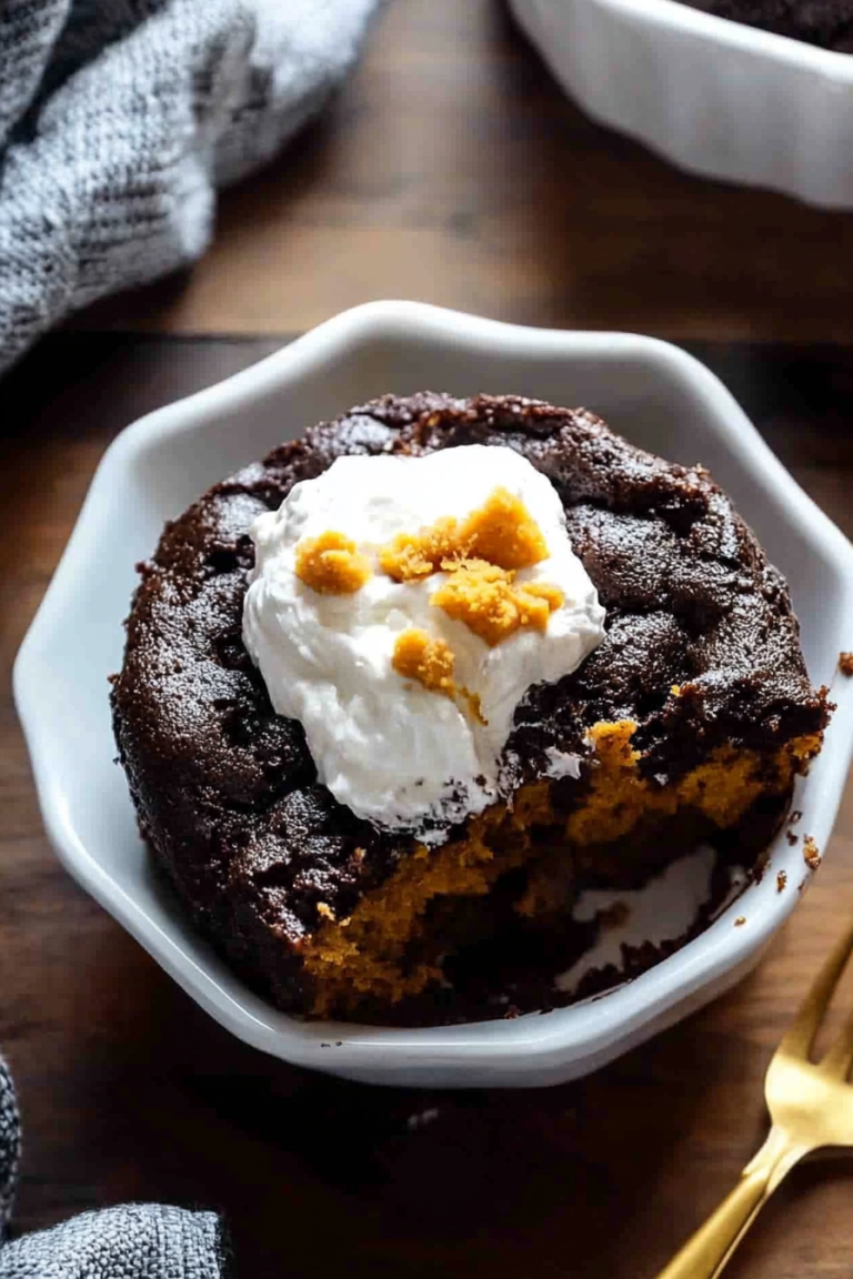 Simple Microwave Pumpkin Treat