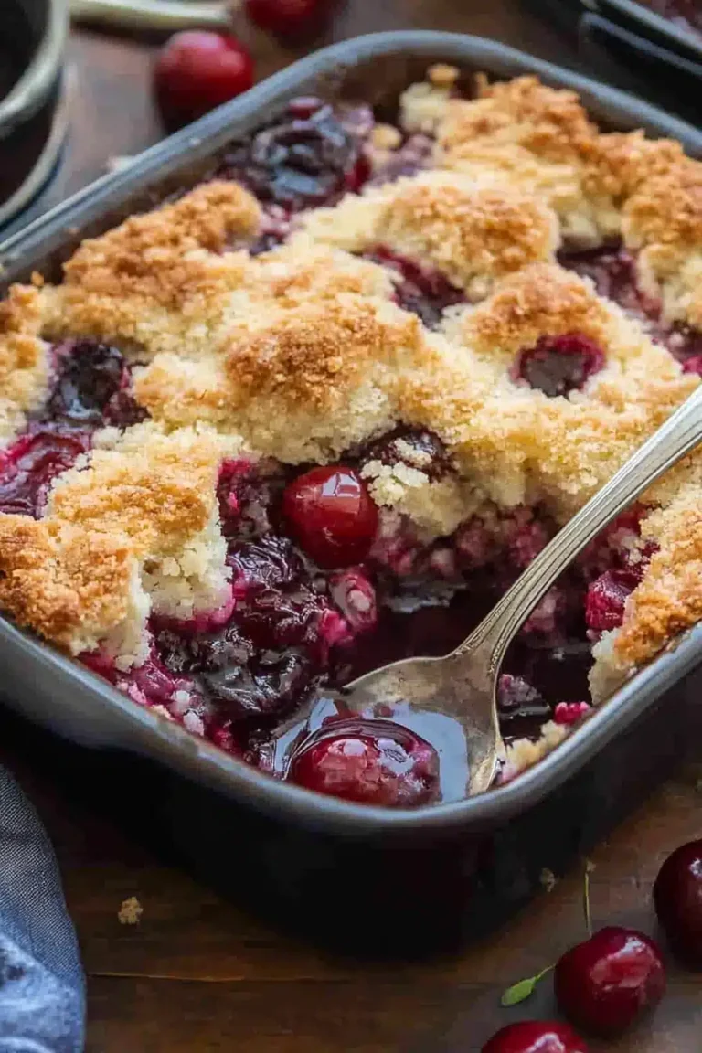 Easy Cherry Cobbler for a Cozy Winter