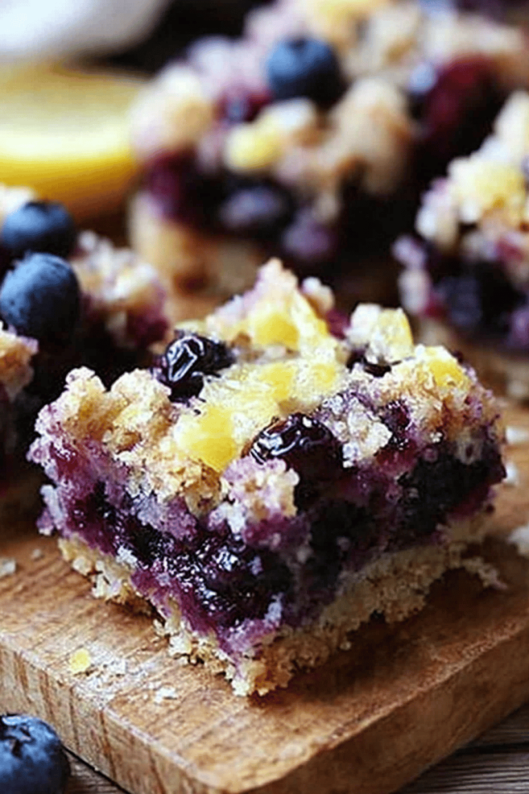 blueberry cheesecake bars