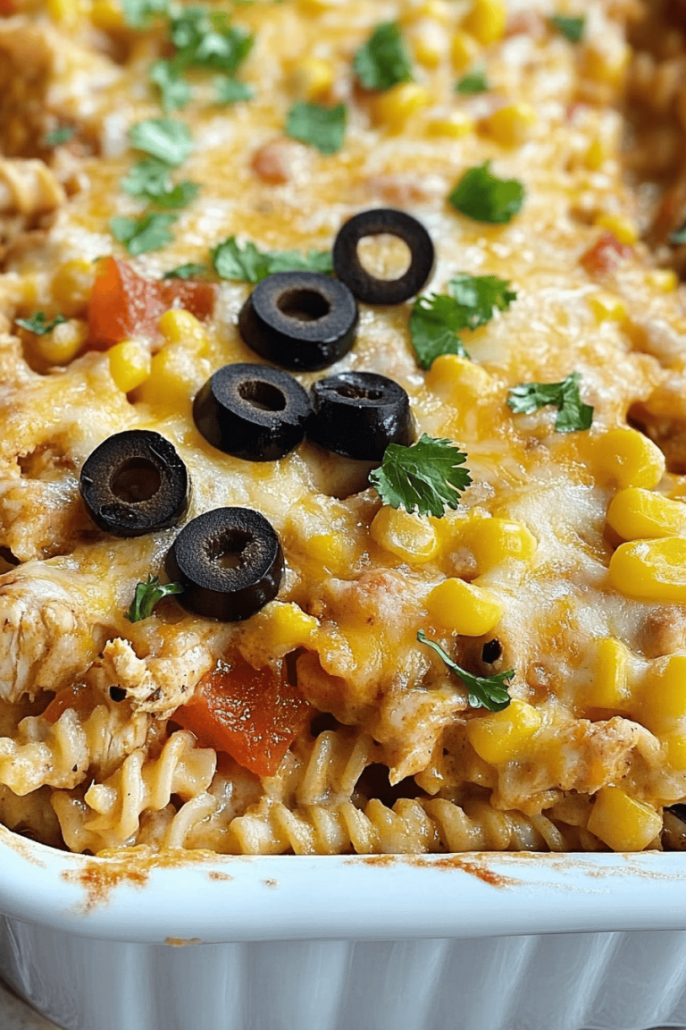 Mediterranean chicken casserole