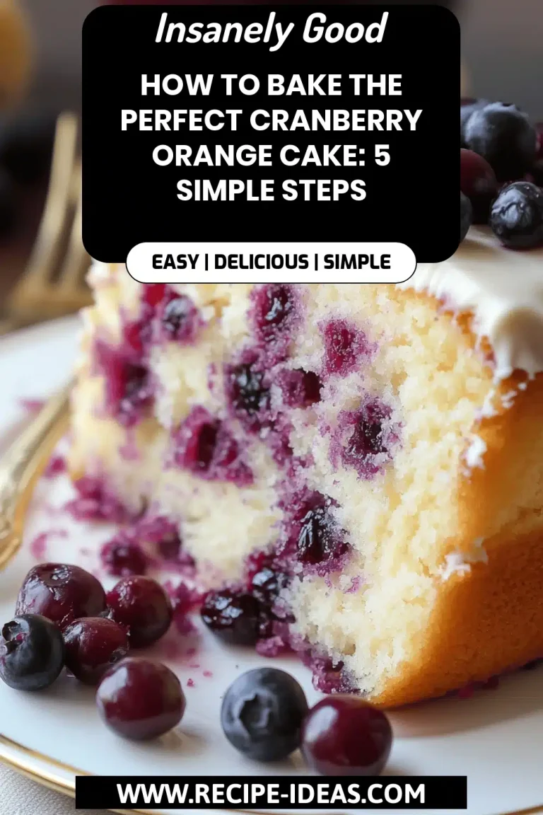 Cranberry Cake Easy Moist Recipe