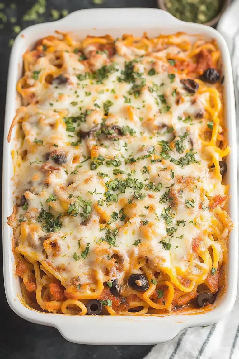 Easy Baked Spaghetti Casserole Recipe