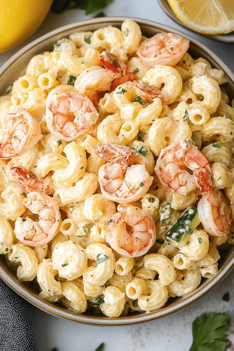 Refreshing Lime Shrimp Avocado Salad