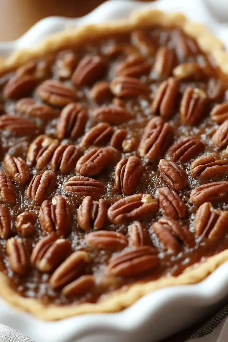 Golden Pecan Maple Pie Recipe