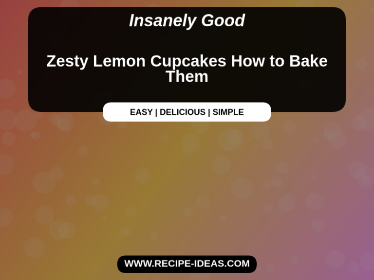 Easy Lemon Cupcakes with Zesty Frosting