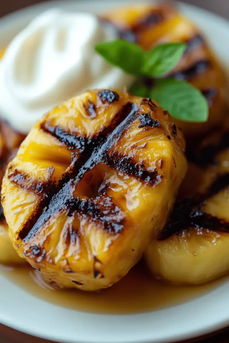 Grilled Mango Pineapple Chicken