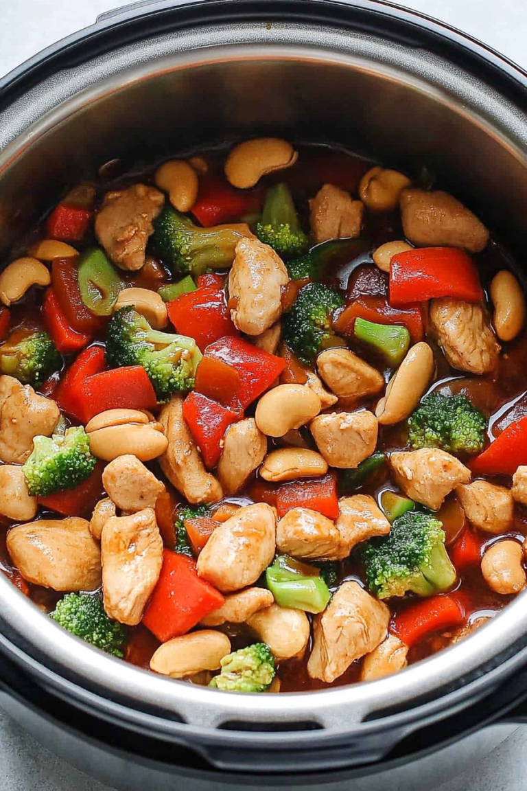 homemade cashew chicken