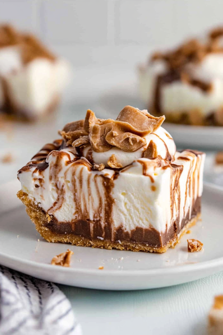 Heath Bar Ice Cream Pie