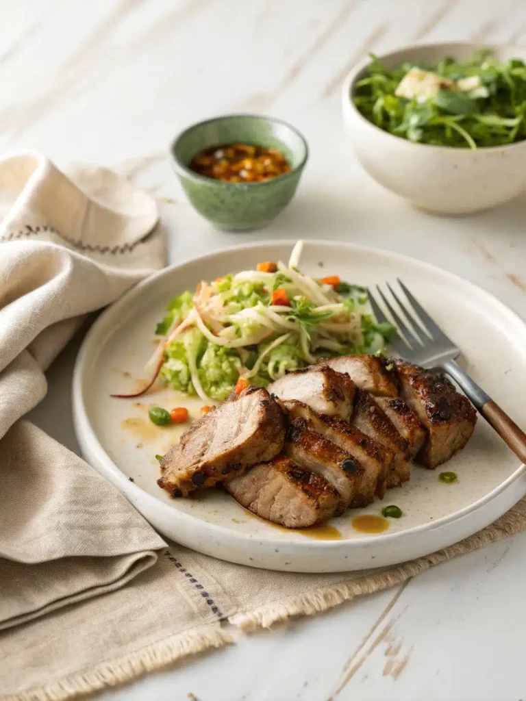 Spiced Pork Dinner A Caribbean Delight