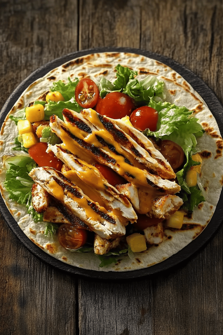 Chicken wild rice wraps