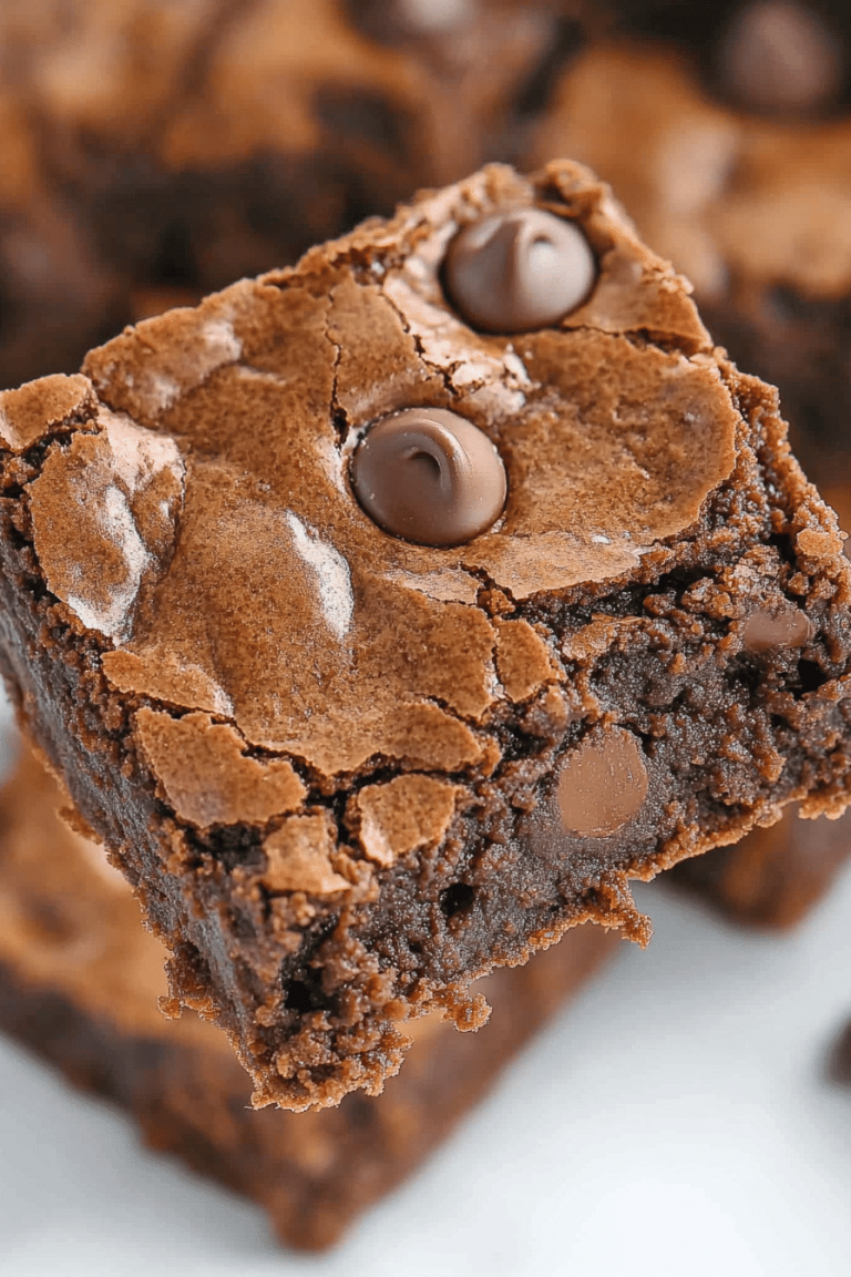 Chewy Chocolate Chip Cookie Brownies for Everyone