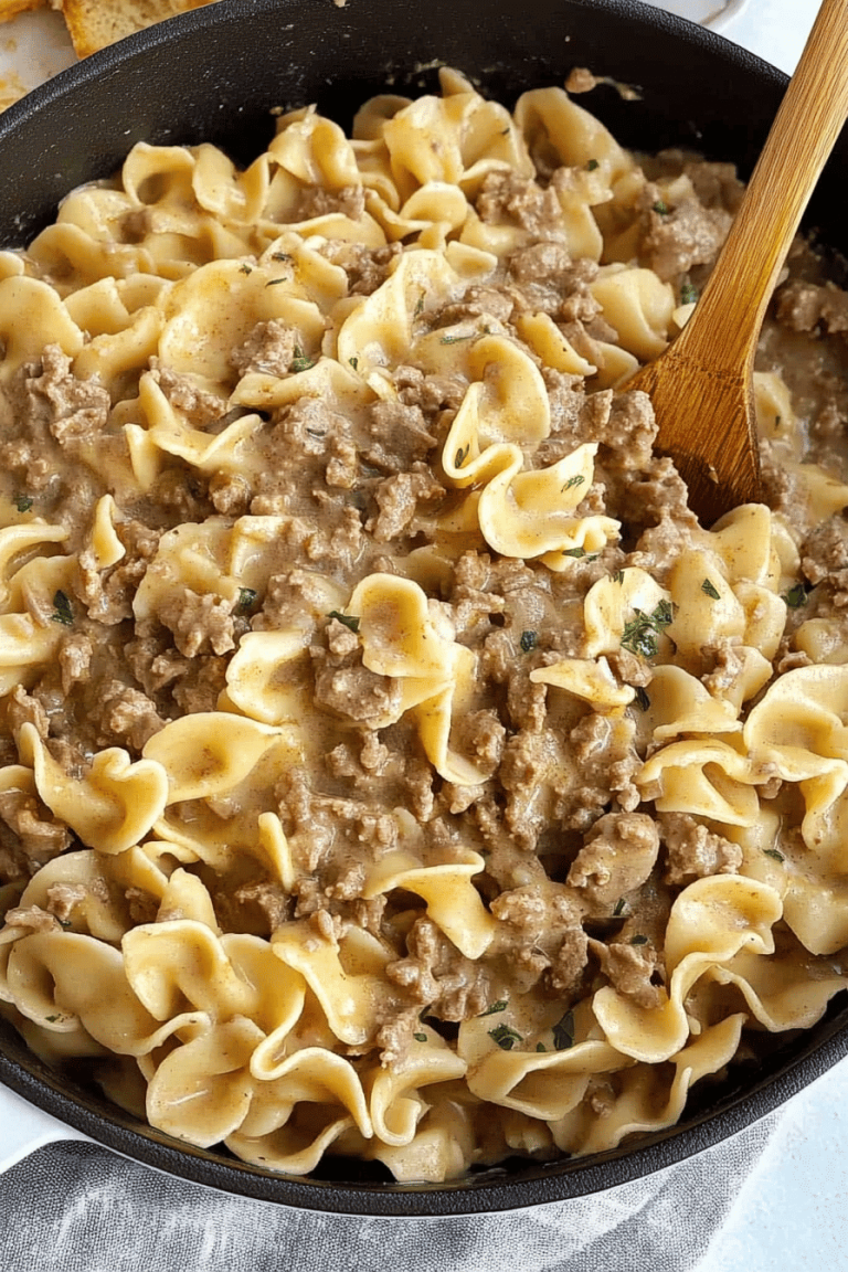 Ground Beef Stroganoff