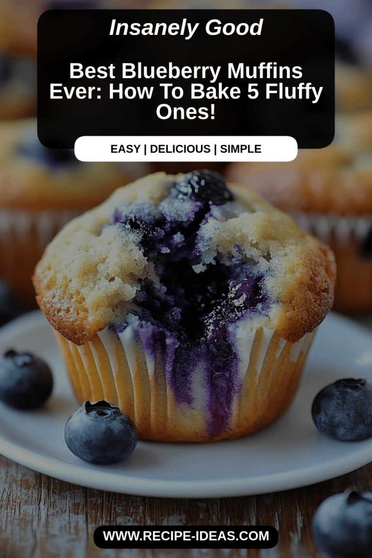 Zesty Blueberry Muffins How to Bake Them