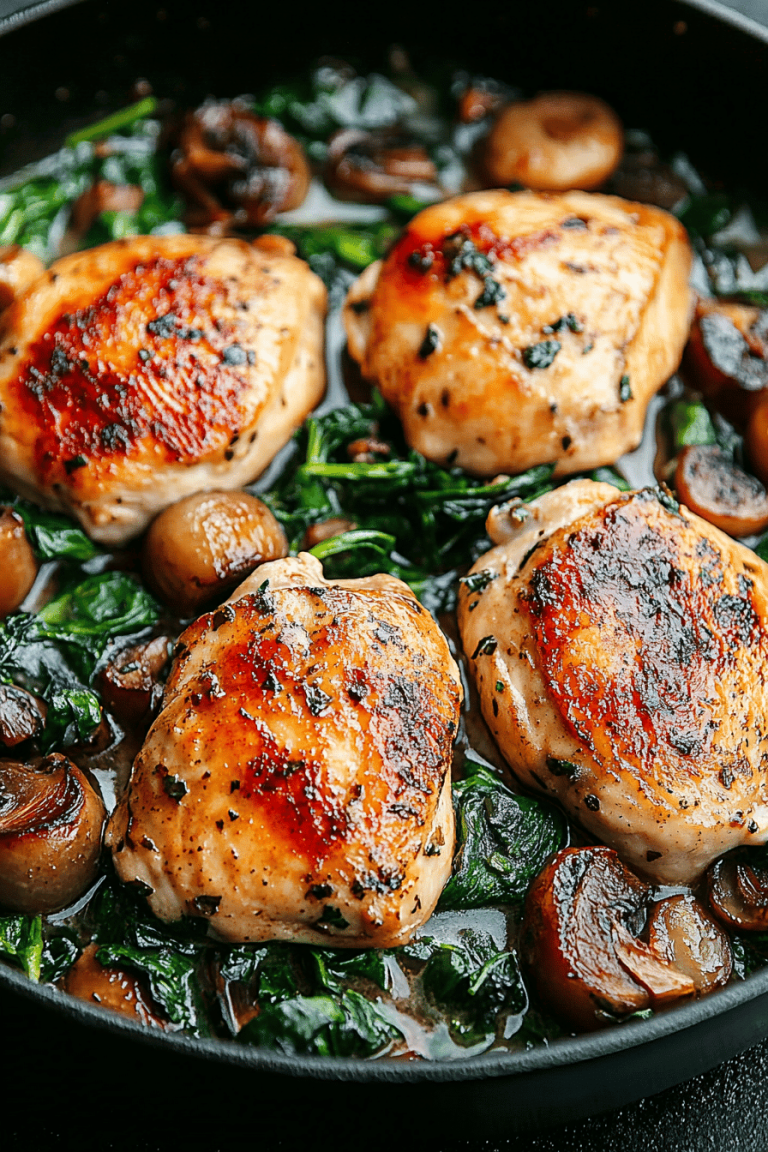 chicken mozzarella skillet
