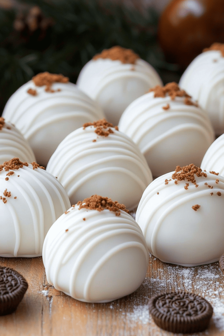 Eggnog truffles