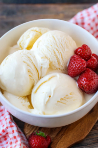 homemade ice cream