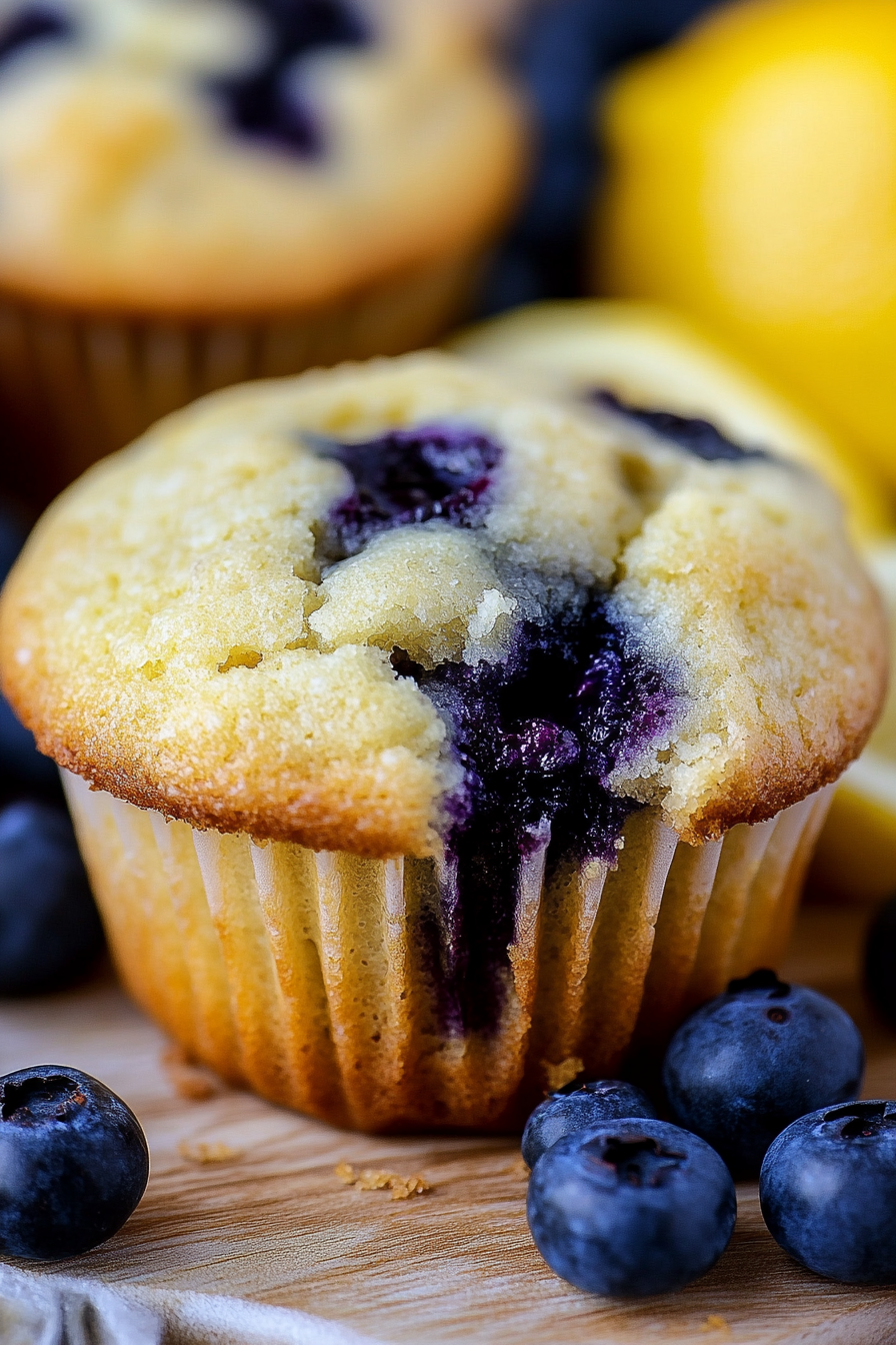 lemon blueberry muffins