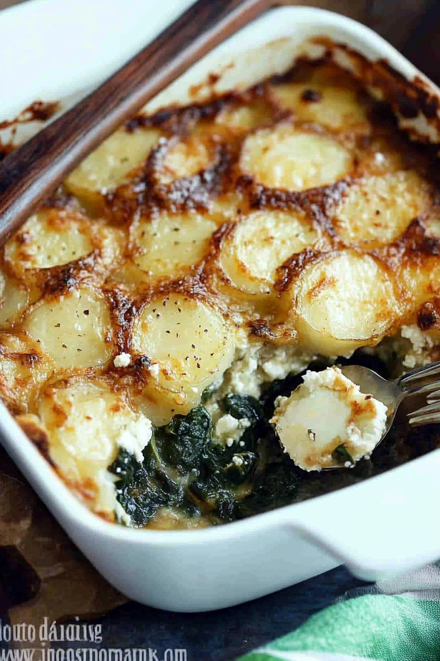 spinach feta potato