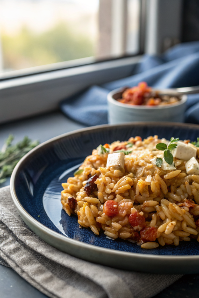 Greek Baked Orzo