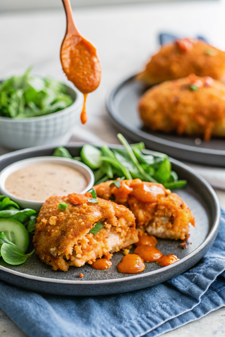 Stuffed Buffalo Chicken Breasts